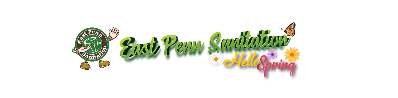 East Penn Sanitation Header Spring Flowers Logo